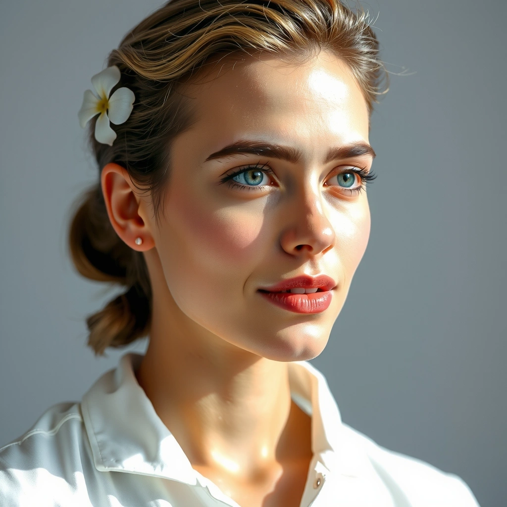 Elegant woman with glowing skin representing timeless radiance